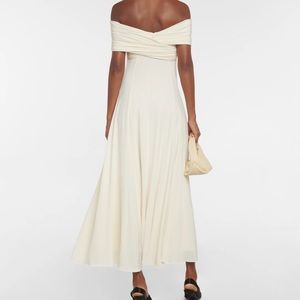 NWT KHAITE bridgit dress cream size M